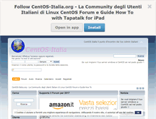 Tablet Screenshot of centos-italia.org